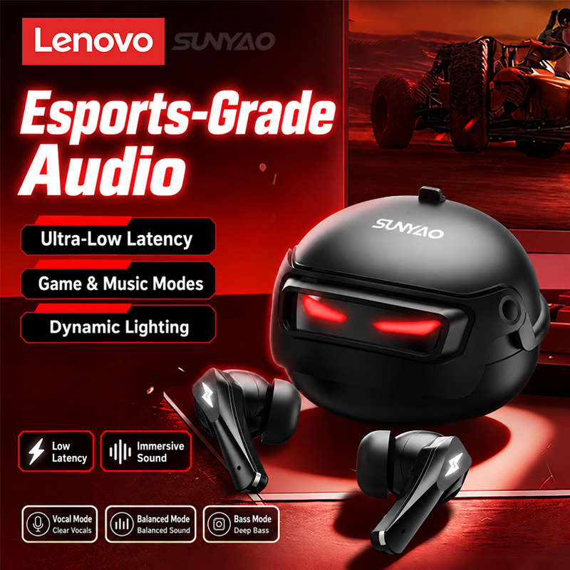 Phone Cases - เลือกหูฟังเกมมิ่ง Lenovo GT101 ไร้สาย Bluetooth 6.0