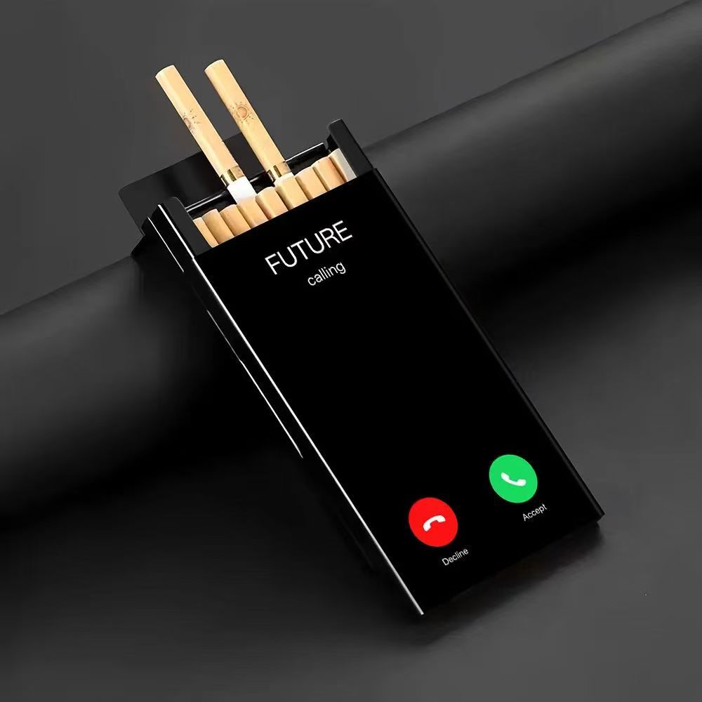 กล่องบุหรี่โลหะทรงบาง ฝาเลื่อน - Phone Cases บทวิจารณ์และราคา