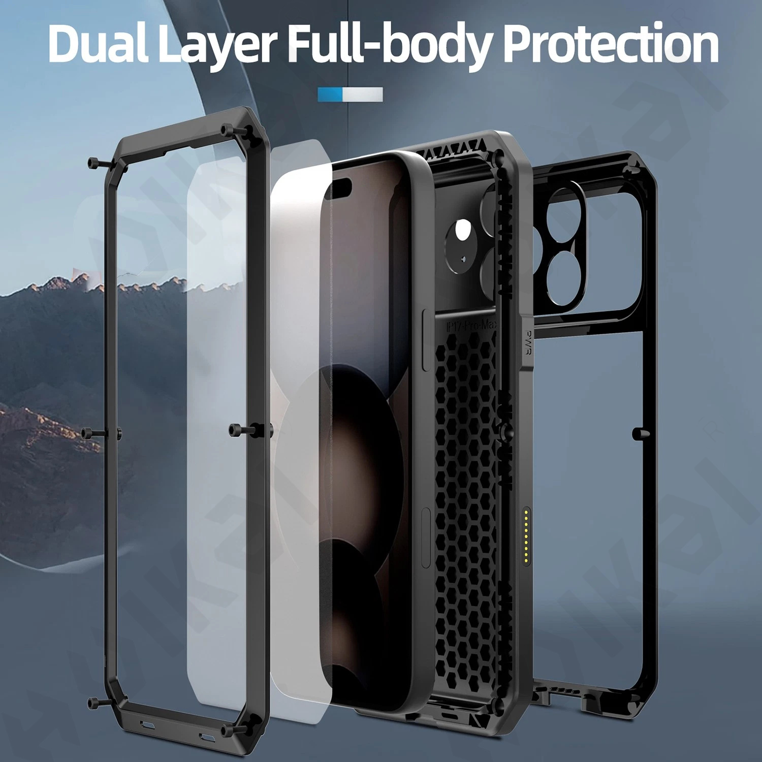 เคสที่เหมาะสำหรับ iPhone 18 Pr - Heavy Duty 360 Full Body Protective Case บทวิจารณ์และราคา