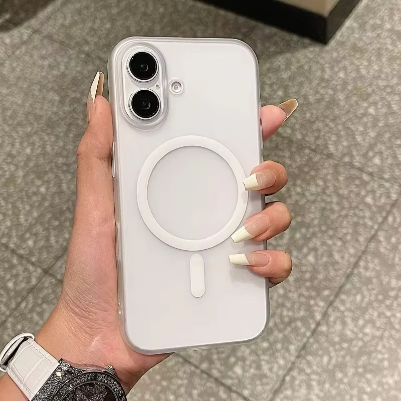 เคสใสแบบด้านสำหรับ Magsafe สำห - Clear Shockproof Bumper Case บทวิจารณ์และราคา
