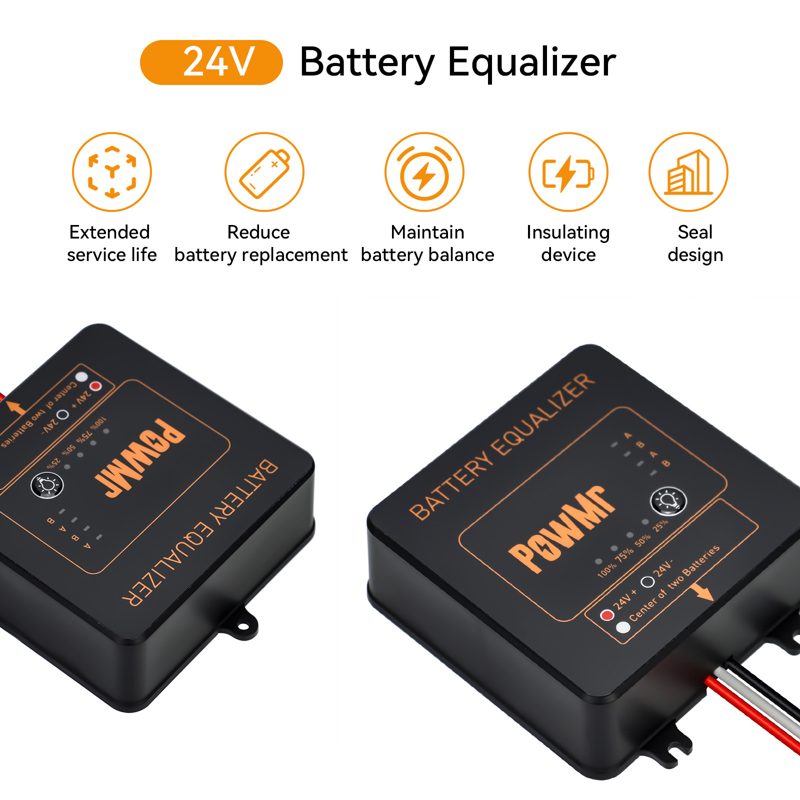 PowMr BE24 แบตเตอรี่อีควอไลเซอ - Power Banks บทวิจารณ์และราคา