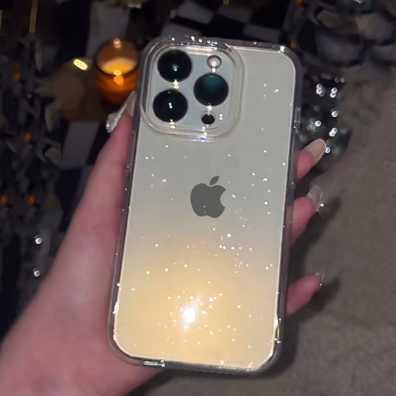 โปร่งใสง่ายGlitterเคสโทรศัพท์ส - Clear Shockproof Bumper Case บทวิจารณ์และราคา