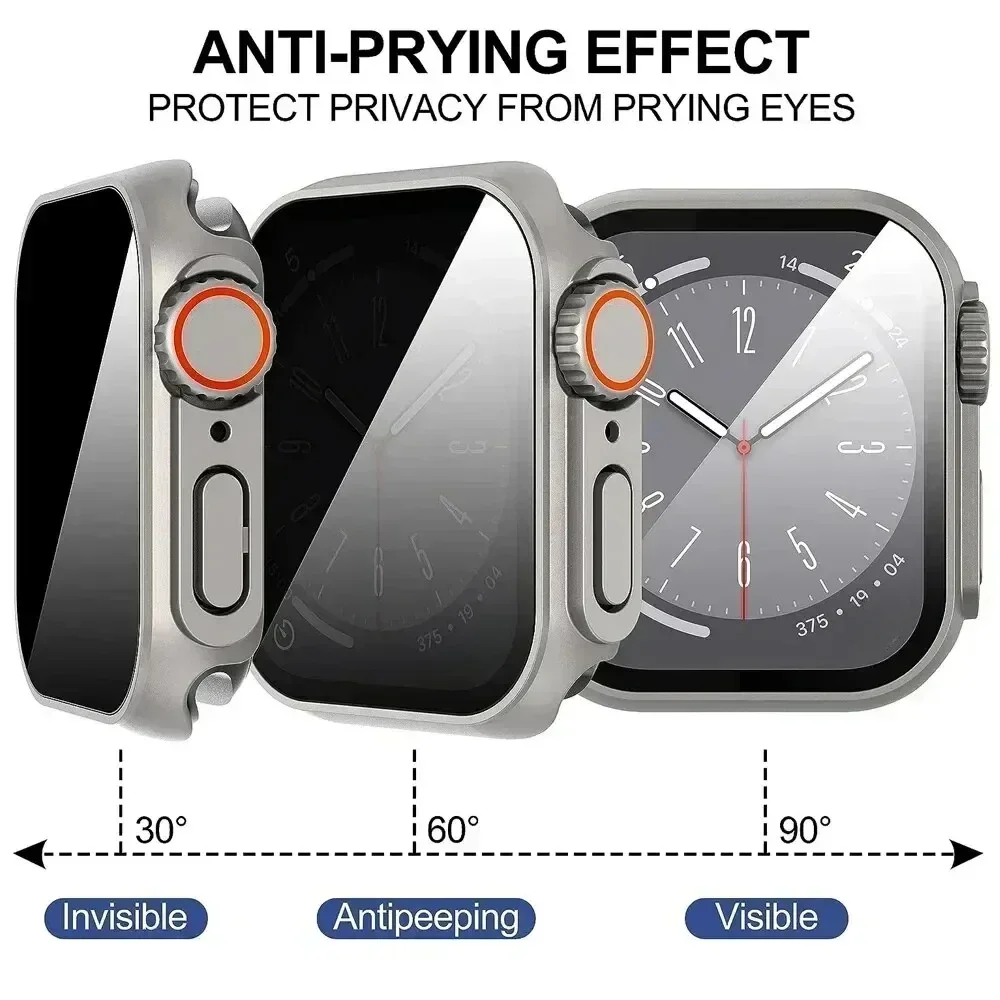 สําหรับ Apple Watch Apple Watc - Anti Spy Privacy Glass Case บทวิจารณ์และราคา