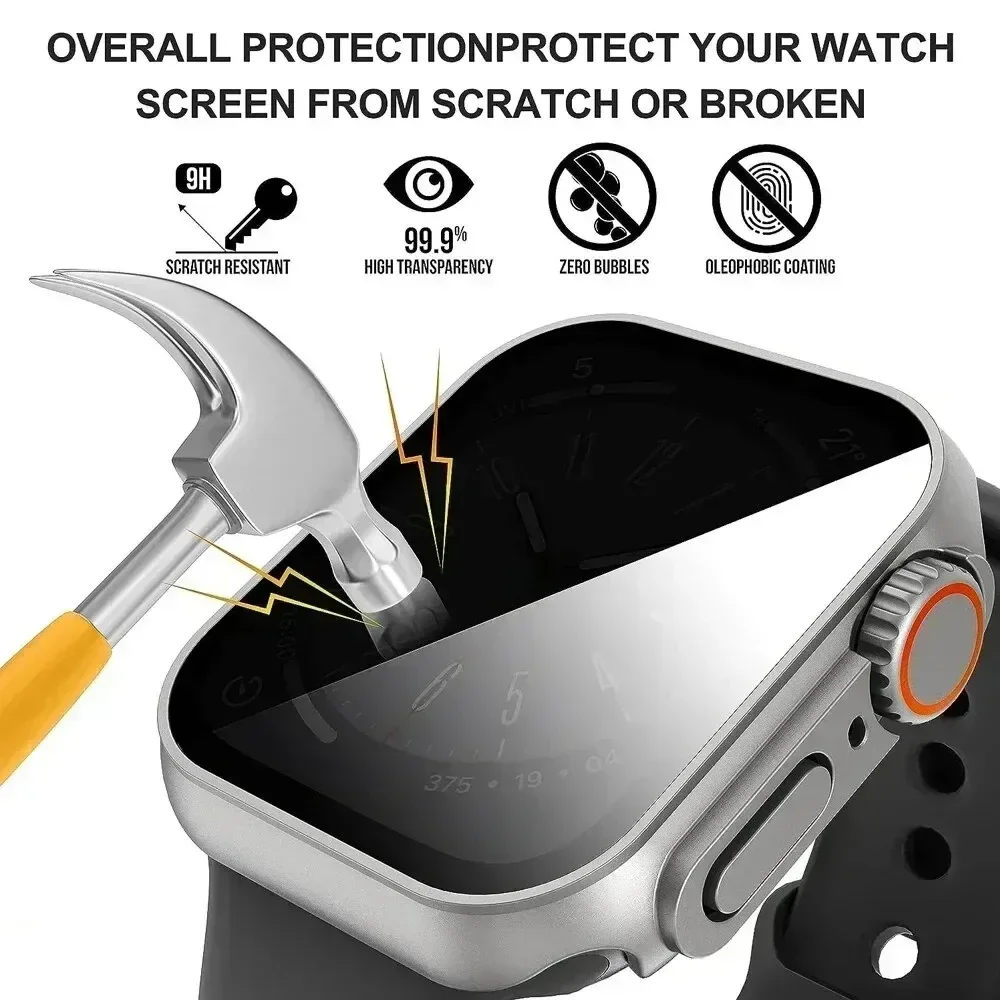 สําหรับ Apple Watch Apple Watc - Anti Spy Privacy Glass Case บทวิจารณ์และราคา