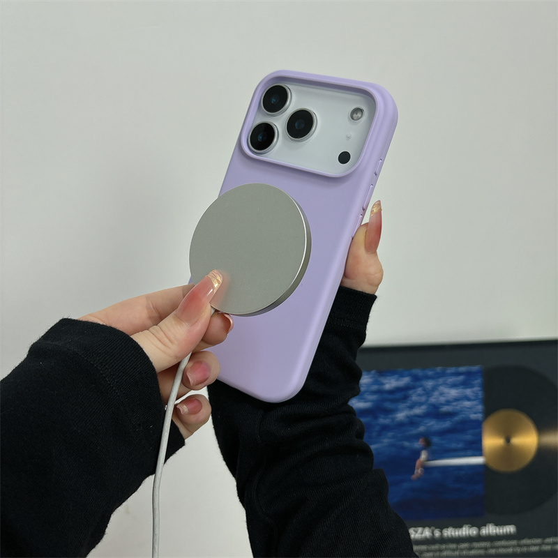 เคสซิลิโคนแม่เหล็กสำหรับ iPhon - Liquid Silicone Magnetic Phone Case บทวิจารณ์และราคา