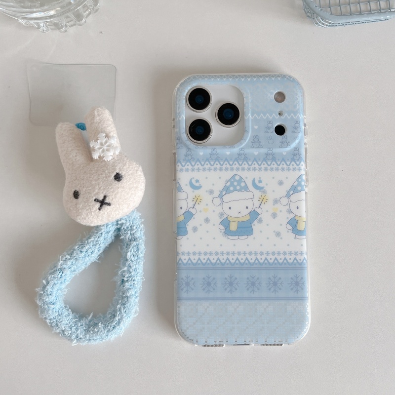 เคสโทรศัพท์ลายมิฟฟี่น่ารัก ลาย - Cute Cartoon Wrist Strap Silicone Case บทวิจารณ์และราคา