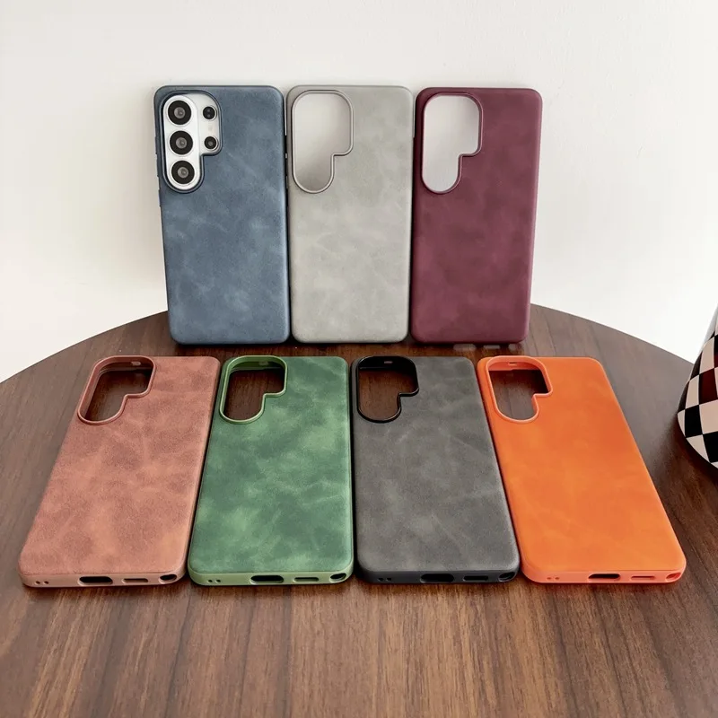 เคสโทรศัพท์ลายหนัง PU สไตล์เรโ - Matte Hard Pc Back Case บทวิจารณ์และราคา