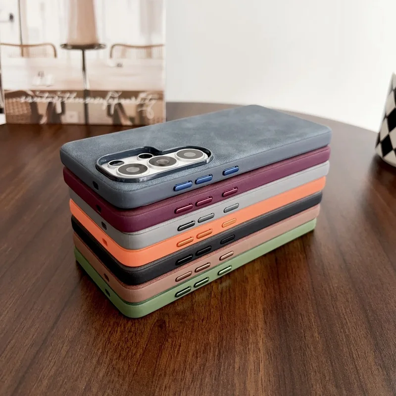 เคสโทรศัพท์ลายหนัง PU สไตล์เรโ - Matte Hard Pc Back Case บทวิจารณ์และราคา