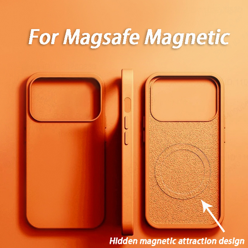 เคสซิลิโคนกันกระแทกแบบน้ำ สำหร - Liquid Silicone Magnetic Phone Case บทวิจารณ์และราคา