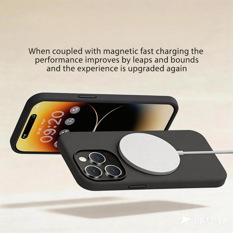 เคสซิลิโคนกันกระแทกแบบน้ำ สำหร - Liquid Silicone Magnetic Phone Case บทวิจารณ์และราคา