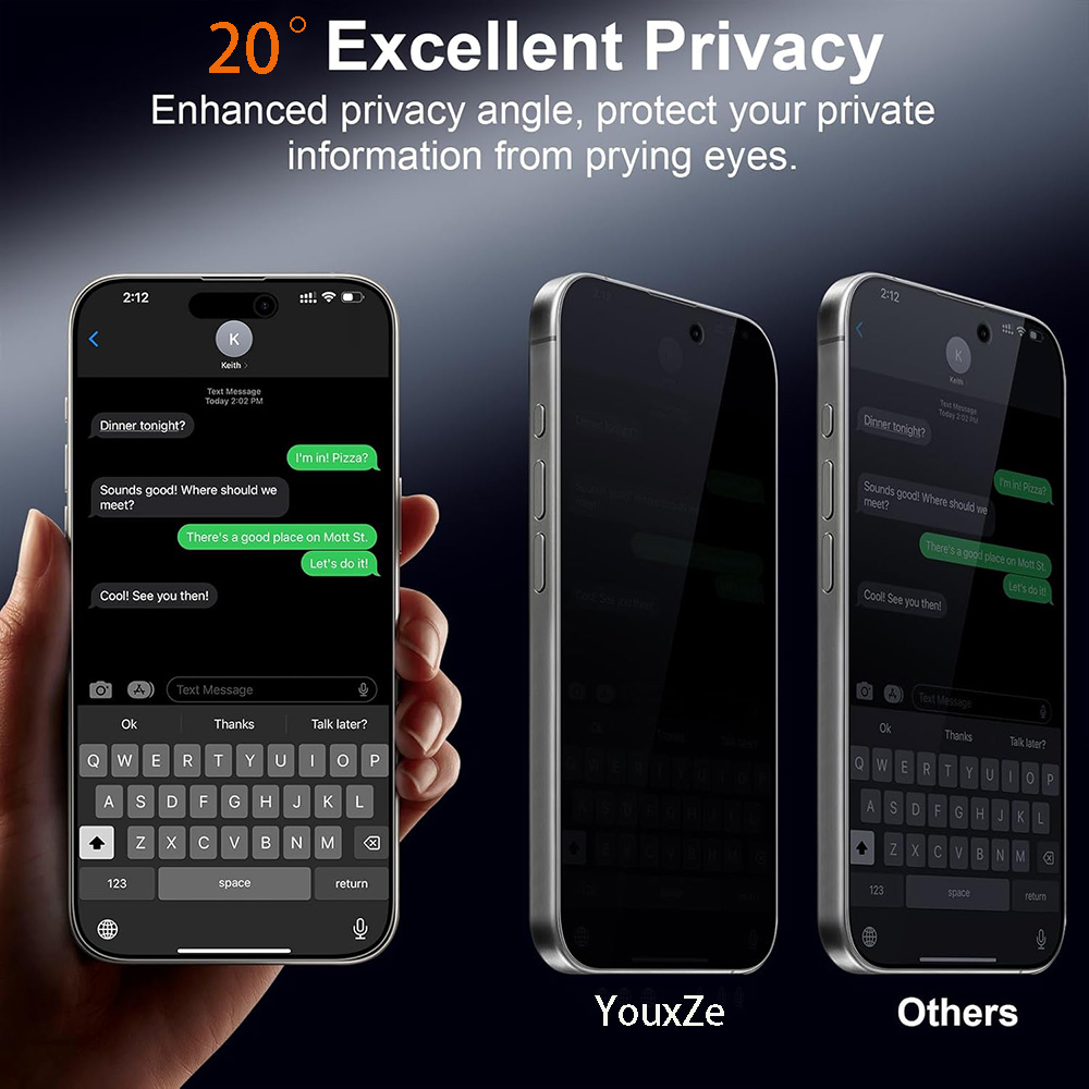 กระจกกันรอยแบบป้องกันการสอดแนม - Anti Spy Privacy Glass Case บทวิจารณ์และราคา