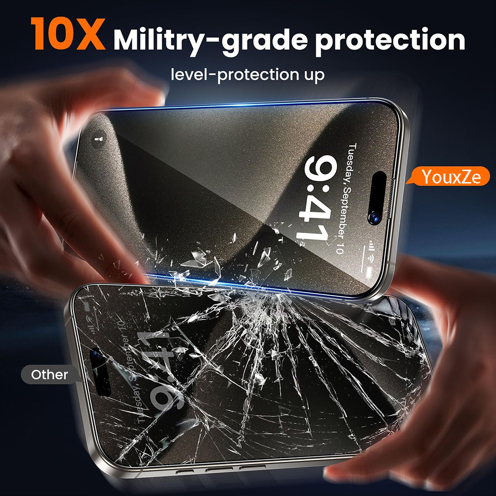 กระจกกันรอยแบบป้องกันการสอดแนม - Anti Spy Privacy Glass Case บทวิจารณ์และราคา