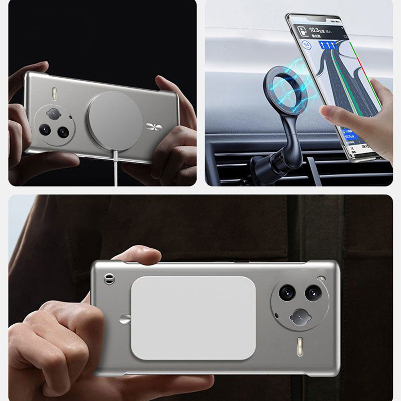 Luxury Ultra Thin METALLIC Fra - Ultra Thin Frameless Phone Cover บทวิจารณ์และราคา