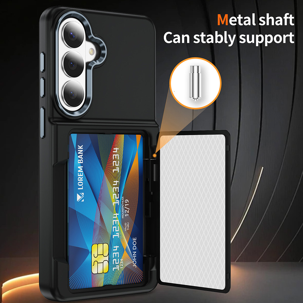 เคสโทรศัพท์แบบมีช่องใส่บัตร สำ - Leather Wallet Card Holder Phone Cover บทวิจารณ์และราคา